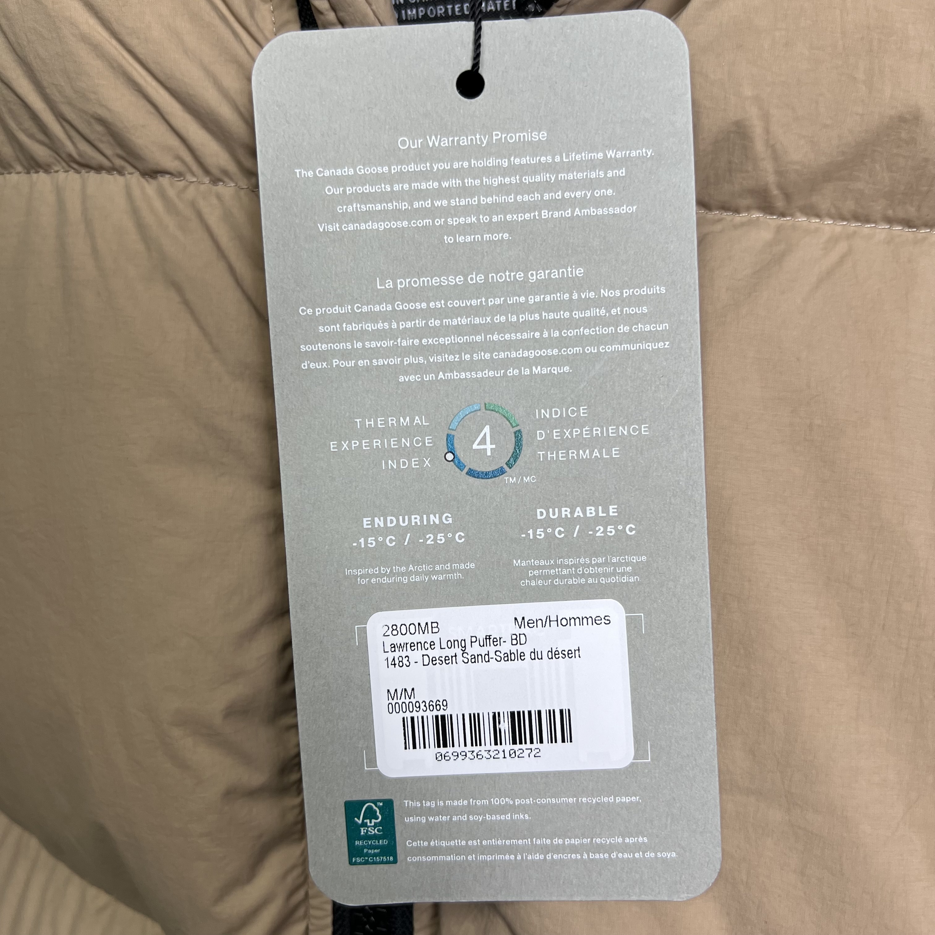 CANADA GOOSE 2800MB 1483